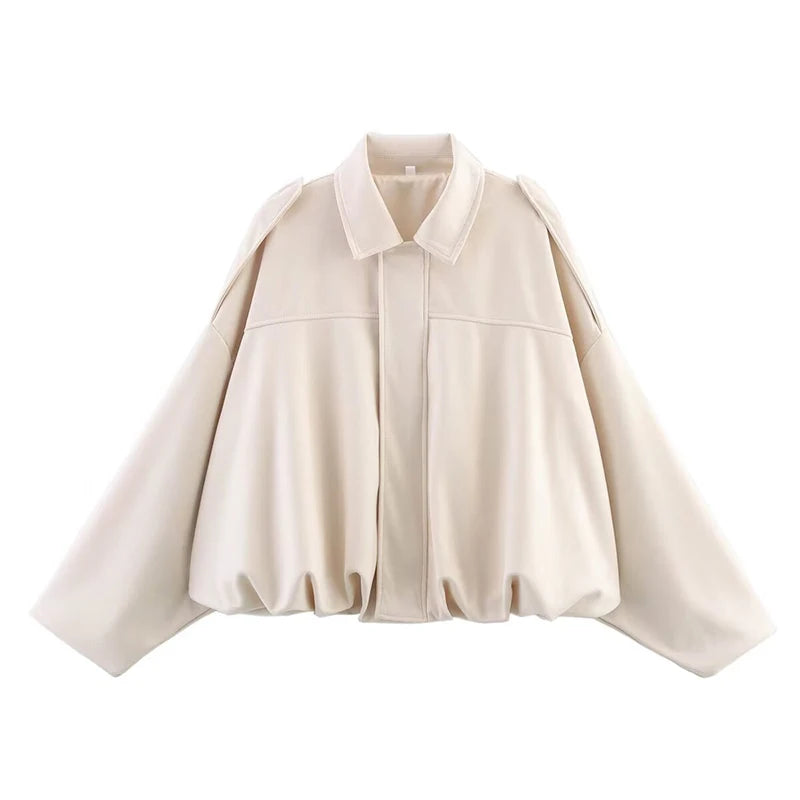 Chaqueta De Otoño Vintage Bomber.