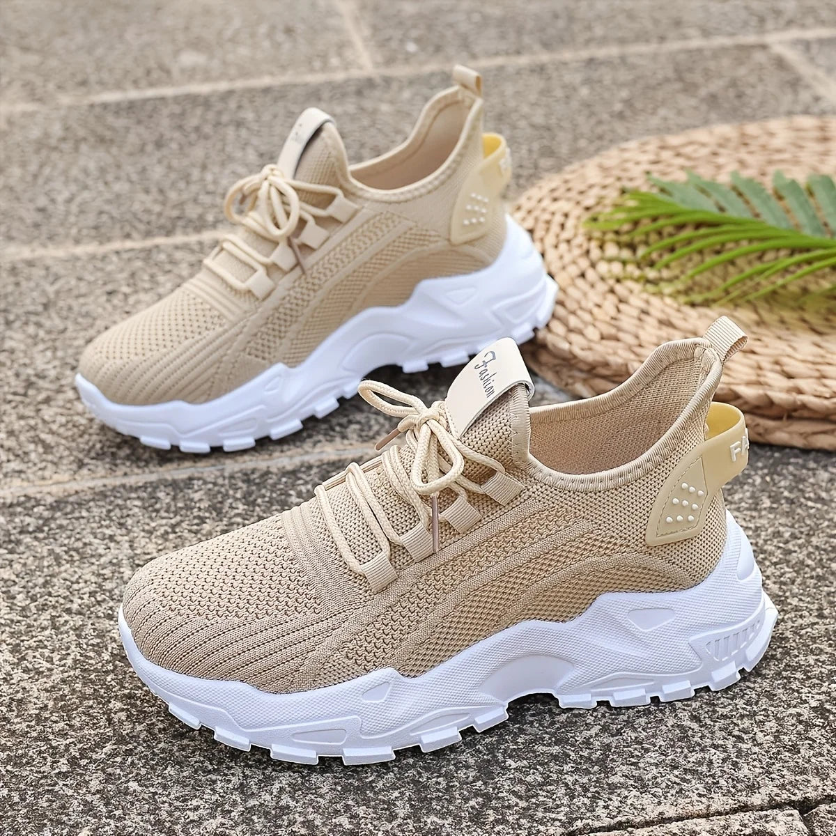 Zapatillas deportivas,transpirables, ligeras, con suela blanda y antideslizantes, ideales para caminar al aire libre.