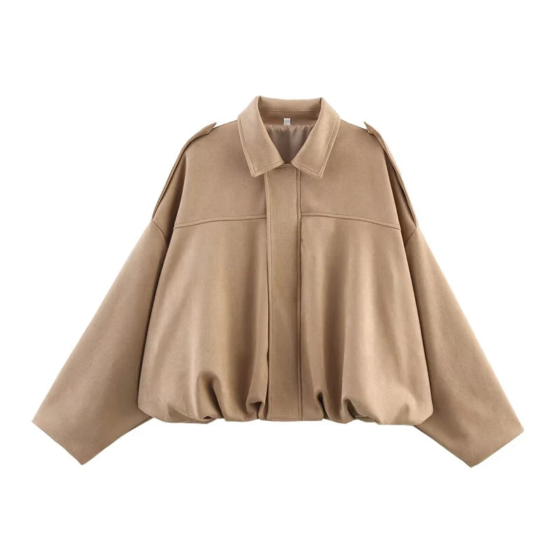 Chaqueta De Otoño Vintage Bomber.