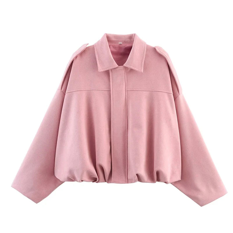 Chaqueta De Otoño Vintage Bomber.