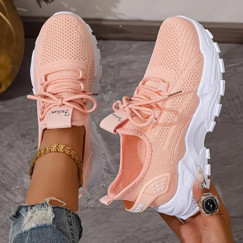 Zapatillas deportivas,transpirables, ligeras, con suela blanda y antideslizantes, ideales para caminar al aire libre.