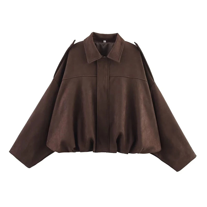 Chaqueta De Otoño Vintage Bomber.